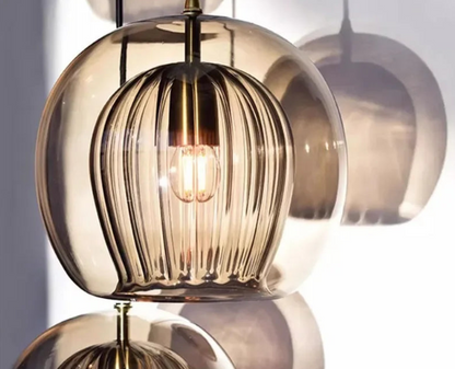 Stylish Glass Pendant Light - Chic Hanging Fixture