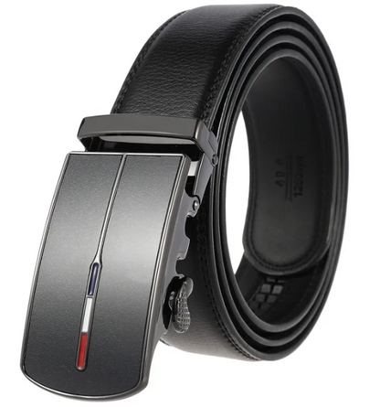 Premium Mens Leather Belt with Auto Buckle