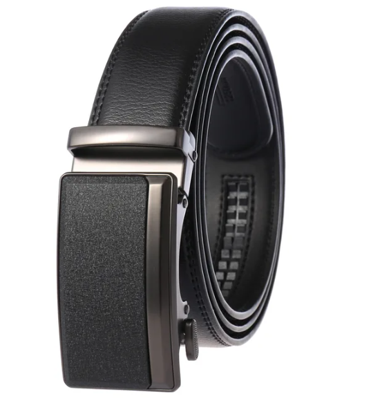 Premium Mens Leather Belt with Auto Buckle