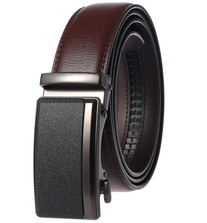 Premium Leather Men's Belt Auto Buckle - Befez