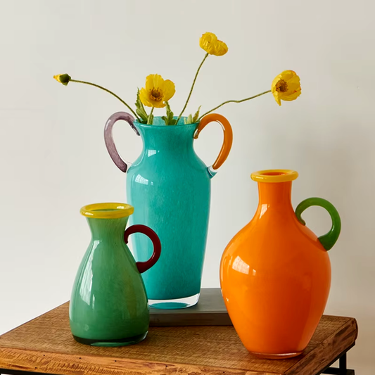 Colorful Glass Decorative Vase - Befez