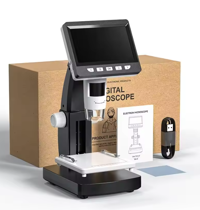 Portable 4.3 HD Digital Microscope with LED Lights - Befez
