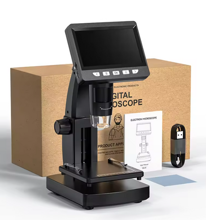 Portable 4.3 HD Digital Microscope with LED Lights