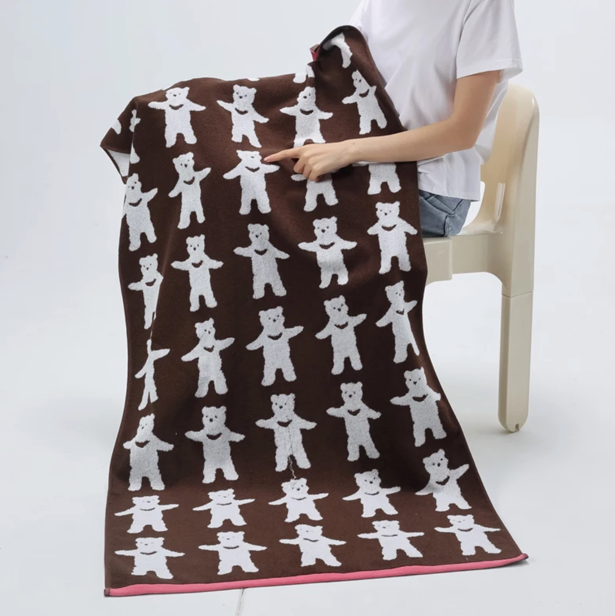 Soft Animal Design Beach Towel