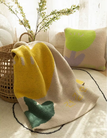 Cozy Fleece Sofa Throw Blanket