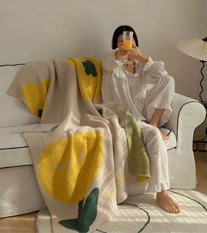 Cozy Fleece Sofa Throw Blanket