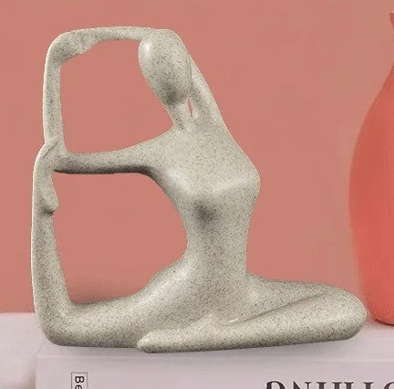 Serenity Female Yoga Figure - Elegant Home Decor Statue