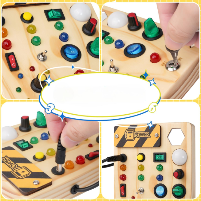 Fun Interactive LED Learning Board for Kids