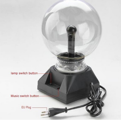 Colorful Plasma Globe Lamp Show