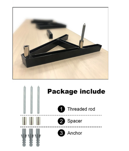 Befez | Contemporary Black Aluminum House Number Sign