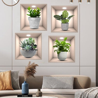 Colorful Vinyl Flower Wall Decals