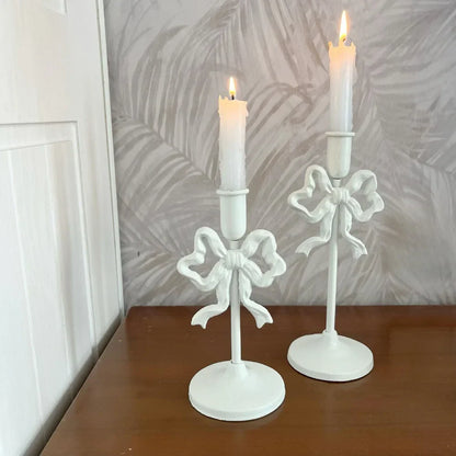 Rustic Metal Candle Lamp Holder