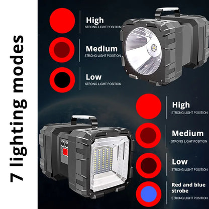 Bright Portable LED Rechargeable Spotlight 40W Waterproof