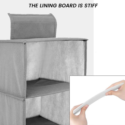 Collapsible Closet Storage Organizer for Shoes & Clothes