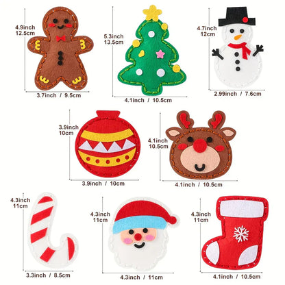 Easy DIY Christmas Craft Felt Sewing Kit