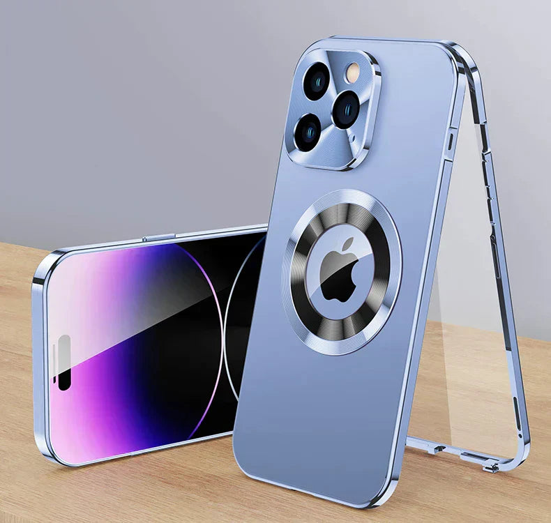 Premium Metal Magnetic Case for iPhone 15 14 13