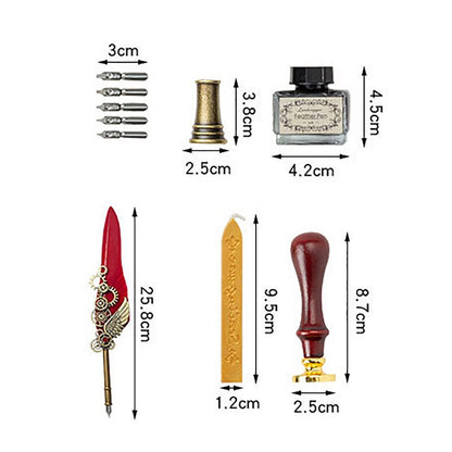 Premium Feather Tip Calligraphy Pen Set