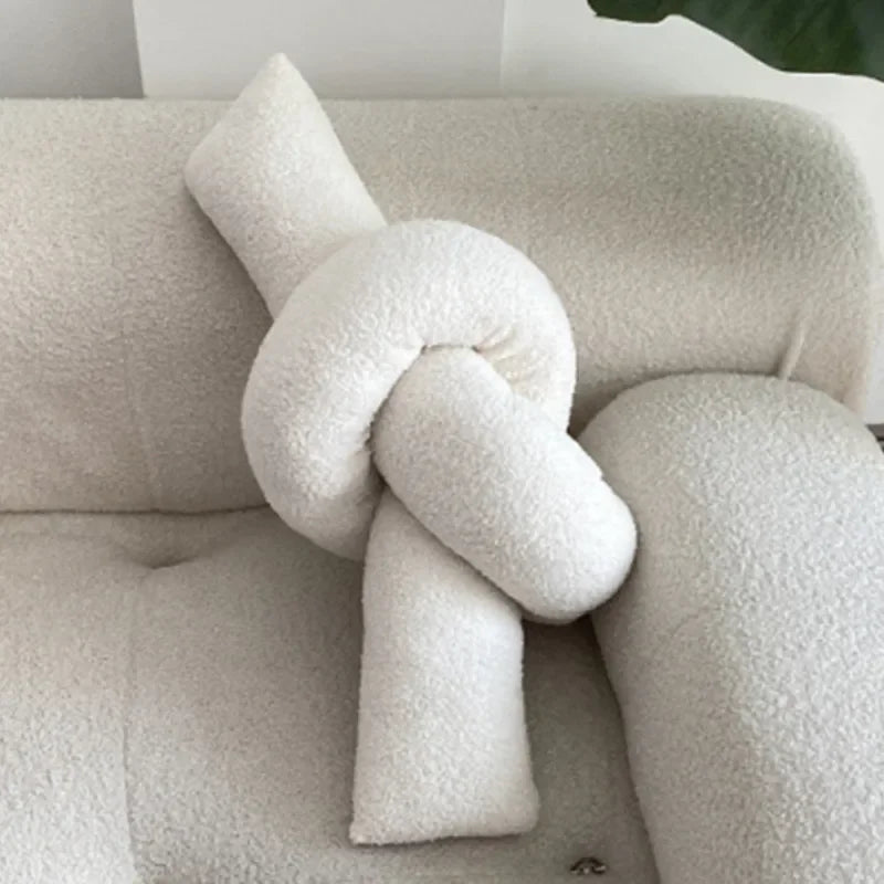 Soft Abstract Throw Pillow