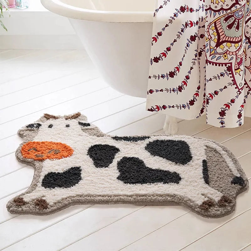 Small Farm Animal Soft Bathroom Mat
