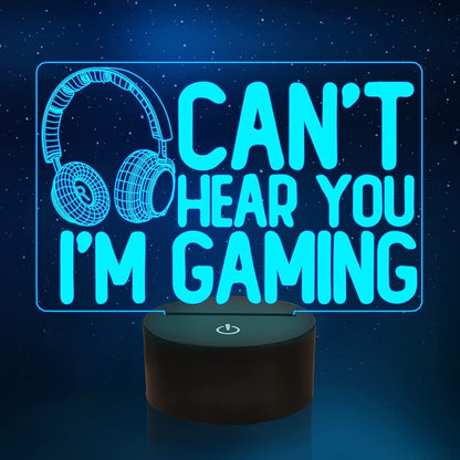 Colorful LED Gaming Night Light