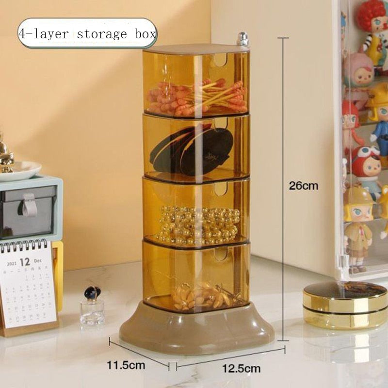Spinning Cosmetic Organizer Box