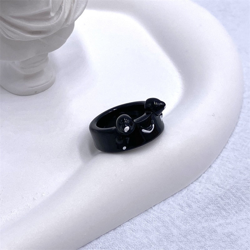 Fun Green Frog Children's Ring