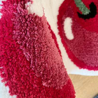 Red Shaggy Area Rug
