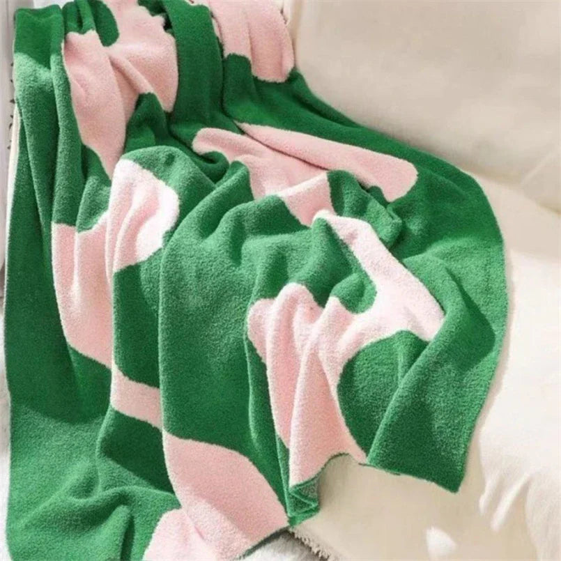 Colorful Striped Throw Blanket