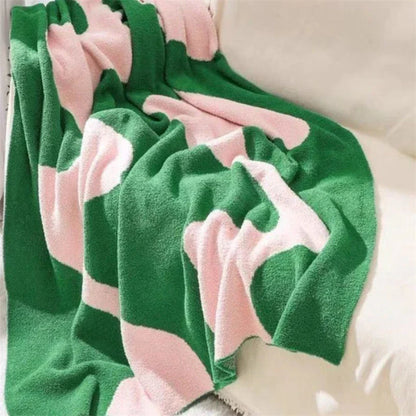 Colorful Striped Throw Blanket