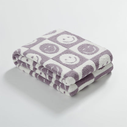 Colorful Plaid Throw Blanket