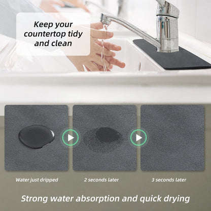 Non Slip Kitchen Faucet Mat