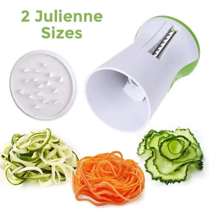 Easy Veggie Spiralizer | Manual Cheese Cutter | Stainless Steel