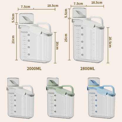 Clear Measuring Kitchen Storage Container