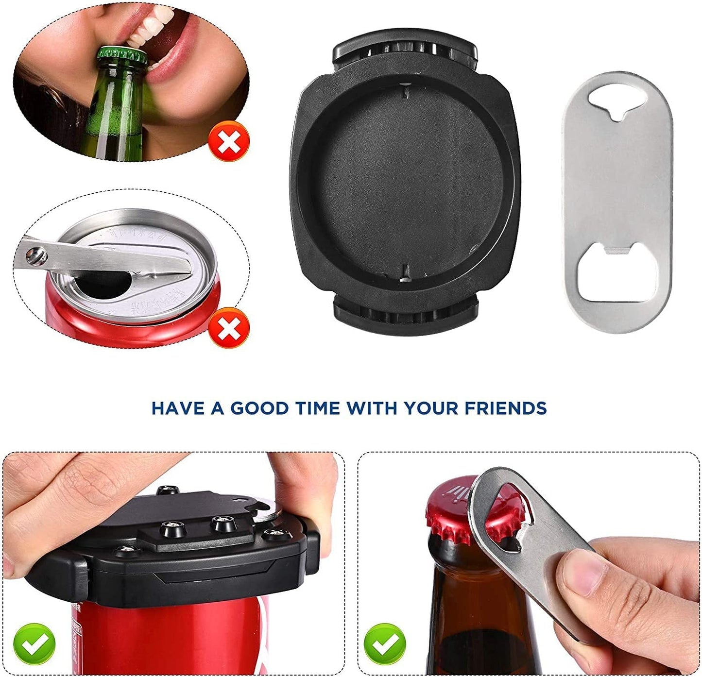 2 in 1 Easy Use Bottle and Can Opener