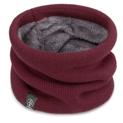 Cozy Fleece Lined Winter Scarf for Men and Women
