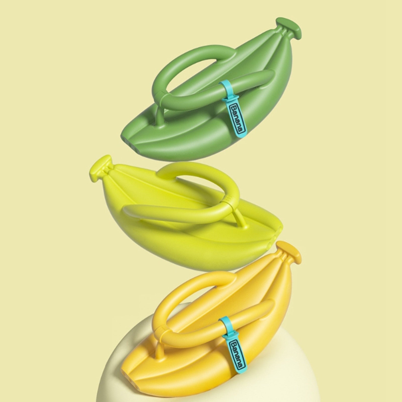 Soft Foamy Banana Flip Flop Sandals - Befez