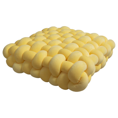 Plush Textured Knot Pillow