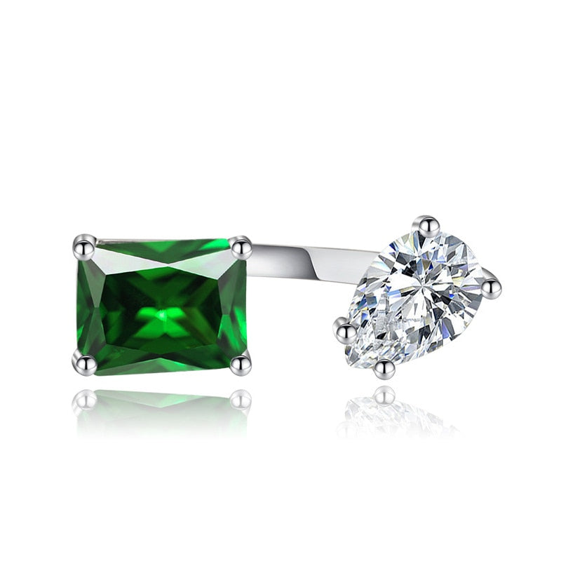Befez | Elegant Teardrop Zircon Comfort Fit Ring