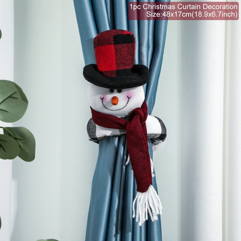 Festive Christmas Tree Curtain Hook