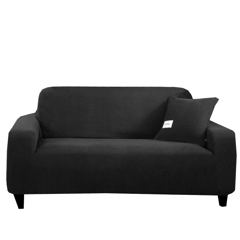Fits 1-4 Seater, Elastic Sofa Slipcover with Jacquard Pattern