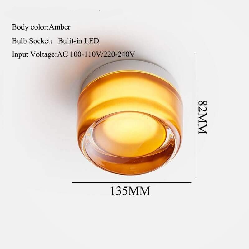 Modern Clear Glass Wall Light