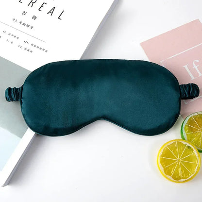 Silky Eye Mask with Ruffles for Sleep