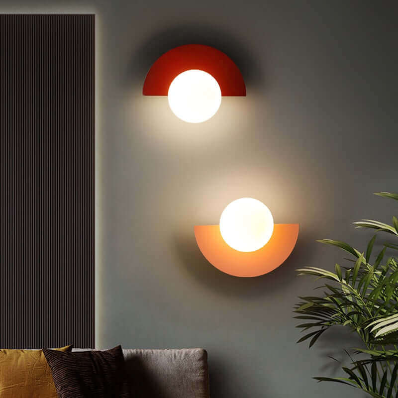 Befez | Modern Half Moon Metal Wall Light