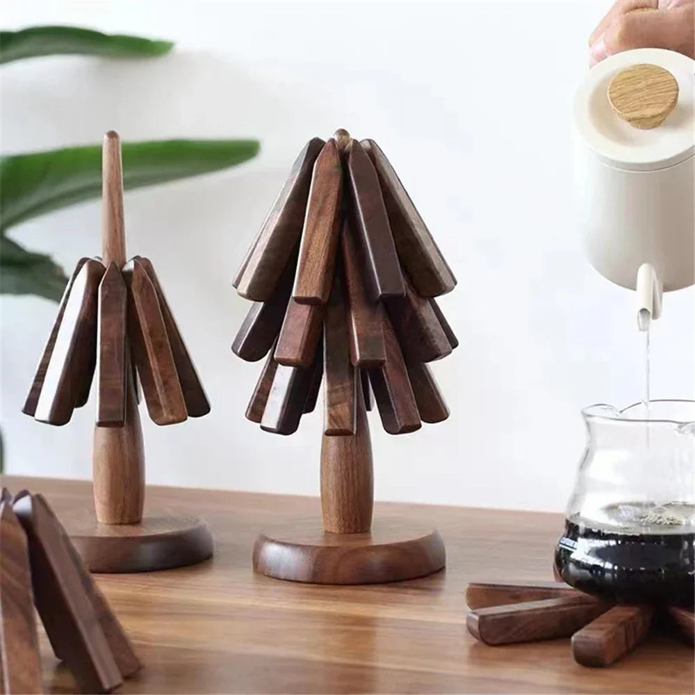 Wooden Tree Coaster Set - Befez