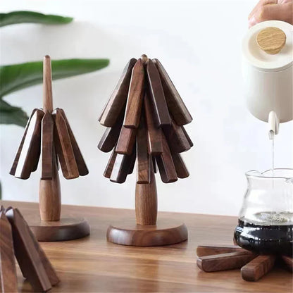 Wooden Tree Coaster Set - Befez