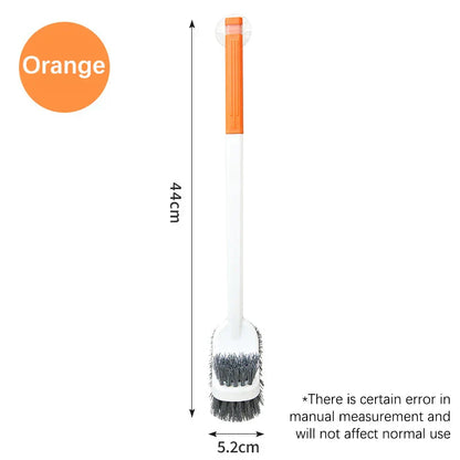 Compact Double Sided Toilet Brush with Long Handle