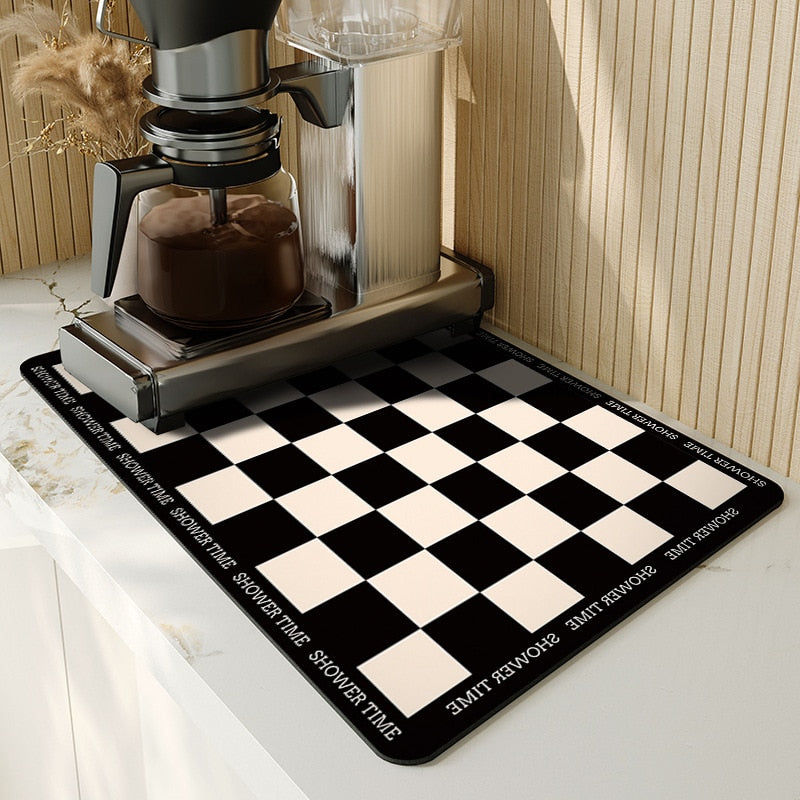 Grip Bath Mat - Non Slip, Quick Dry, and Modern Design