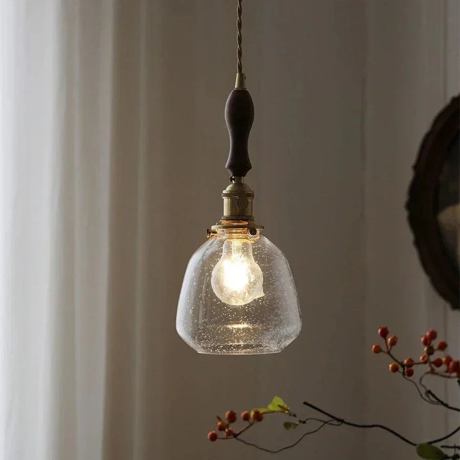 Classic Vintage Glass Table Lamp