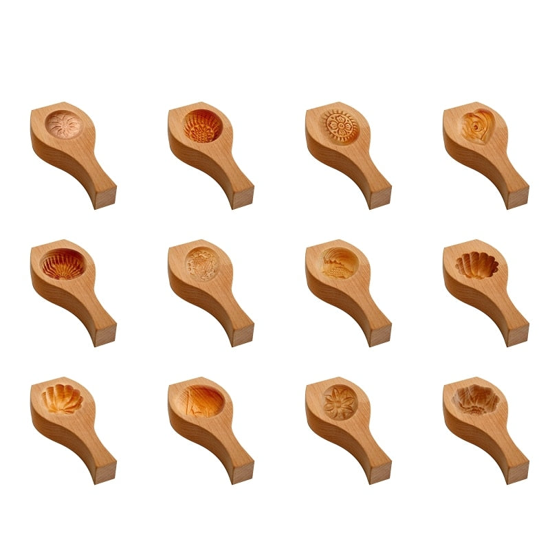 Natural Wooden Dumpling Maker Tool