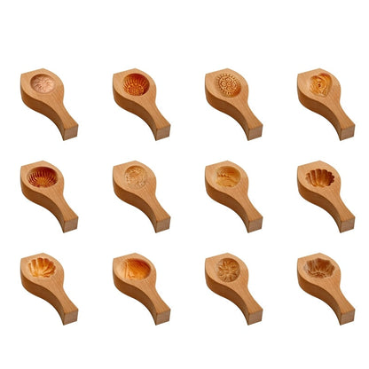 Natural Wooden Dumpling Maker Tool